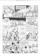 BARBE ROUGE : Planche originale 8 de la s�rie BARBE ROUGE La flibusti�re du sans piti�